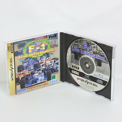 F-1 LIVE INFORMATION F1 Sega Saturn ccc ss