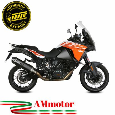 Mivv Ktm 1290 Adventure 2015 Exhaust Motorcycle Slip-On Speed Edge Steel Black