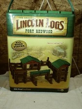 2007 The Original Lincoln Logs Building Set "Fort Redwood" 200 Piece Set 67