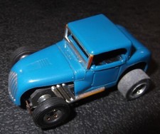 Aurora HO ThunderJet 1366 - 1932 Ford Hot Rod- Blue w/ Silver