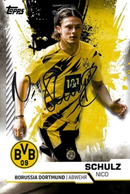 Topps BVB Borussia Dortmund Team Set 20/21 XL Karte Nr. 12 Nico Schulz