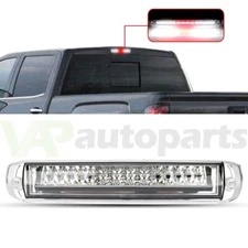 Chrome Third 3rd Brake Light Cargo Lamp Fits 99-07 Silverado/Sierra Clear Lens