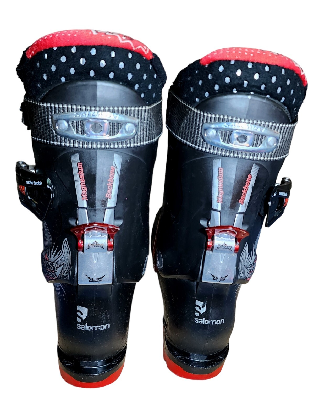 Scarpone da sci Salomon Energyzer Quest Access X70 misura 8 Mondo 26 rosso nero 308 mm