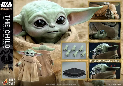 HOT TOYS STAR WARS MANDALORIAN THE CHILD GROGU 1/1 SCALE LIFE SIZE LMS013 *US*