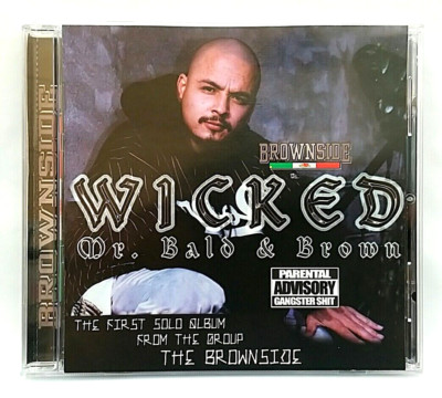 【G-RAP】 WICKED - Mr. Bald & Brown CD) Wicked – Mr. Bald & Brown, US Press, 895955441004, Album, NM
