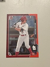 2015 Bowman Draft Red #109 Bryce Denton #3/5 MADE CARDINALS! SPR1