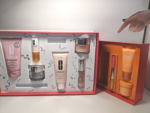 Clinique Full Sized Gift Set Choice Cosmetic Skincare Smart Night Surge Gelato - Picture 1 of 25
