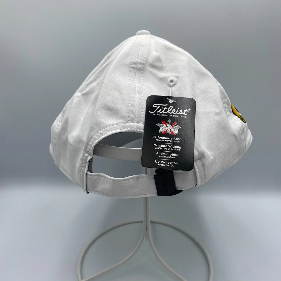 Gorra Titleist Golf Wildcat Oil Tools ajustable con correa blanca Foto 3 de 4