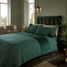 Fancy Duvet Cover Set Velvet Stripe Signature Quilt Covers Bedding Set All Sizes