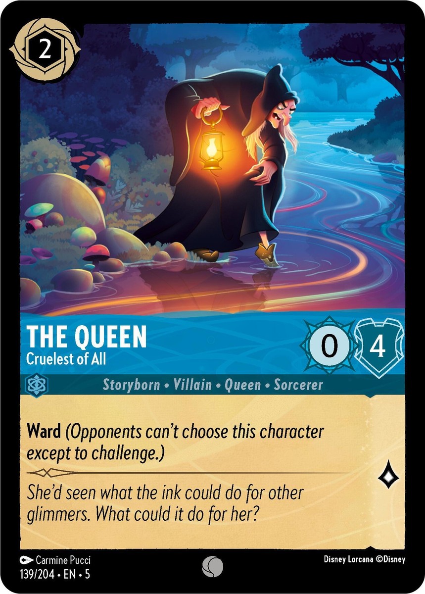 Lorcana The Queen - Cruelest of All (139/204) [Shimmering