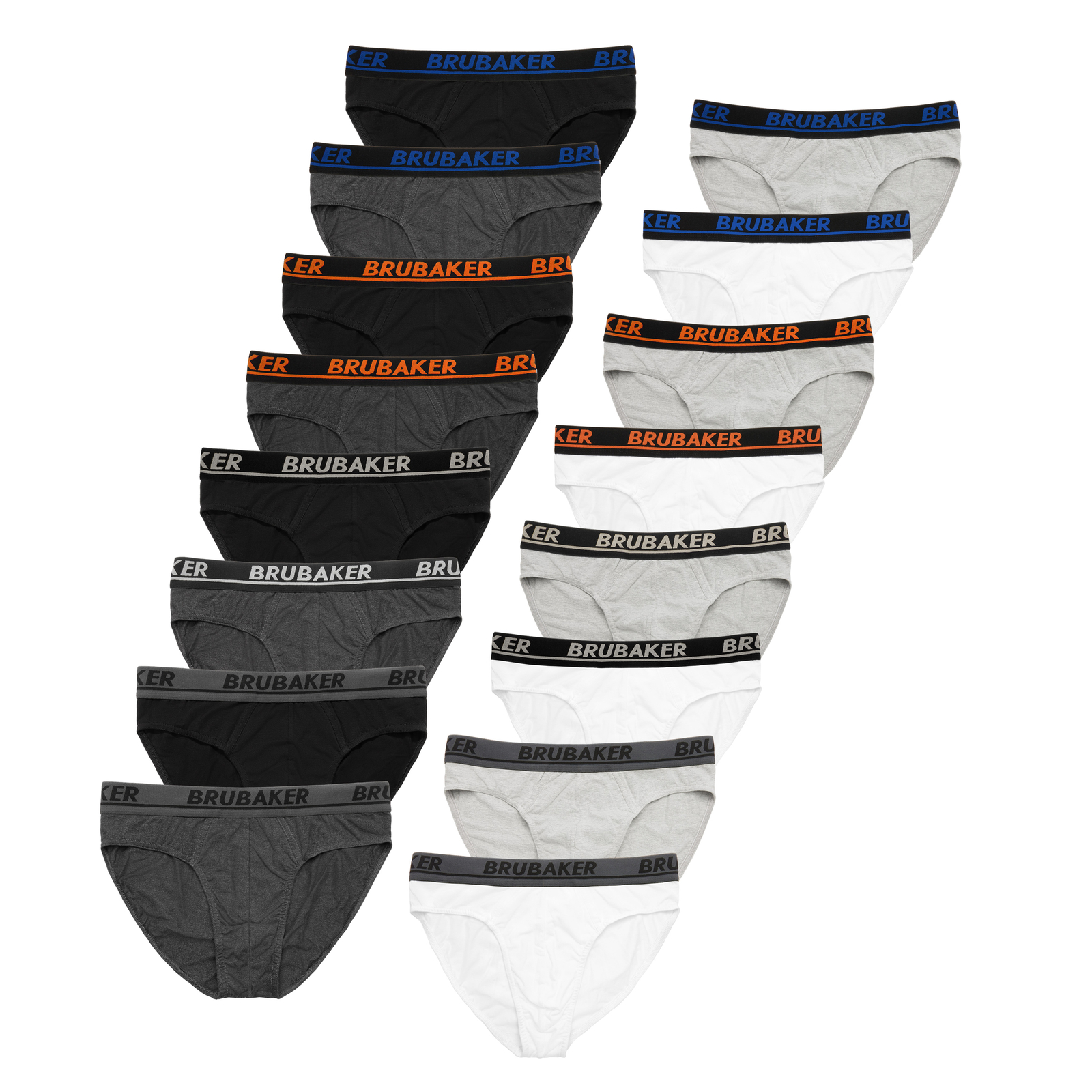 Pack de 4 Calzoncillos Tipo Slip para Hombre Ropa Interior Elásticos de Algodón