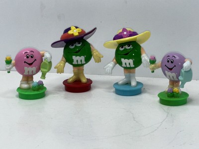 Spring Mars Candy Lot of 4 Vintage 1990's Mars M&M Candy SPRING Candy Cake Topper Figure ...