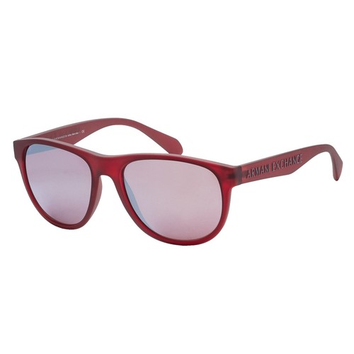 GUESS GU7595-66F-56  Sunglasses Size 56mm 145mm 17mm RED Guess GU7595 66F Matte Red Plastic Square Sunglasses Frame  main image 4