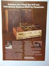 1978 PANASONIC SYSTEMS 5000 STEREO EQUIPMENT vintage art print ad