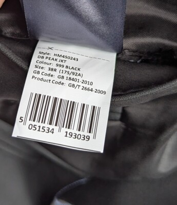 Hackett London Sakko/Blazer Formal/Dinner DB Peak - Wolle & Mohair
