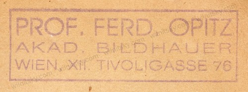 Ferdinand Opitz (1885-1956) "Männliche Akte", zwei große Zeichnungen, 20er Jahre (1) - Bild 4 von 16