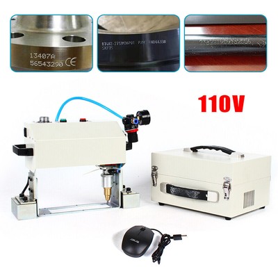 Pneumatic Code Label Marking Machine Electric Dot Peen Metal Engraving Machine