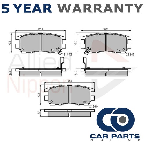 FRONT BRAKE PADS FOR MITSUBISHI PAJERO 2.8TD DIESEL 4M40 07/93-05/00
