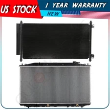 Radiator and AC Condenser Kit For 2008 2009 2010 2011 2012 Honda Accord