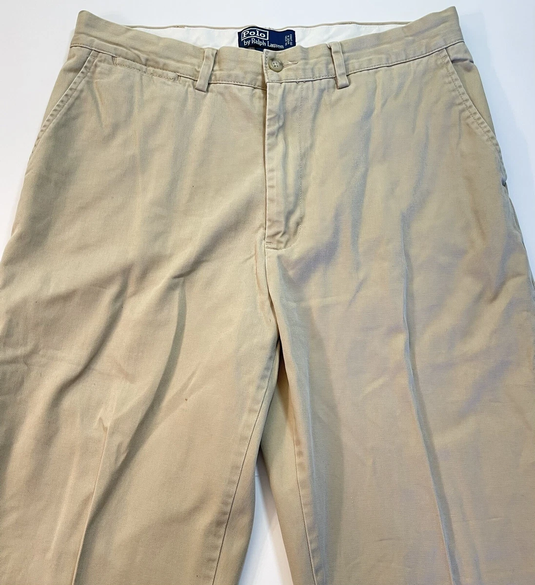 Vintage Polo Ralph Lauren Men’s 90s Chino Pants Classic Fit 34 X 32 Logo Pony