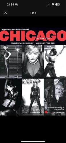 Chicago: The Musical: Vocal Selections by John Kander (English) Paperback Book - Picture 1 of 2