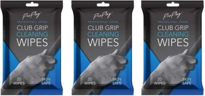 Club Grip Cleaning Wipes | Powerful Cleaner Removes 1 Count (Pack of 3) 