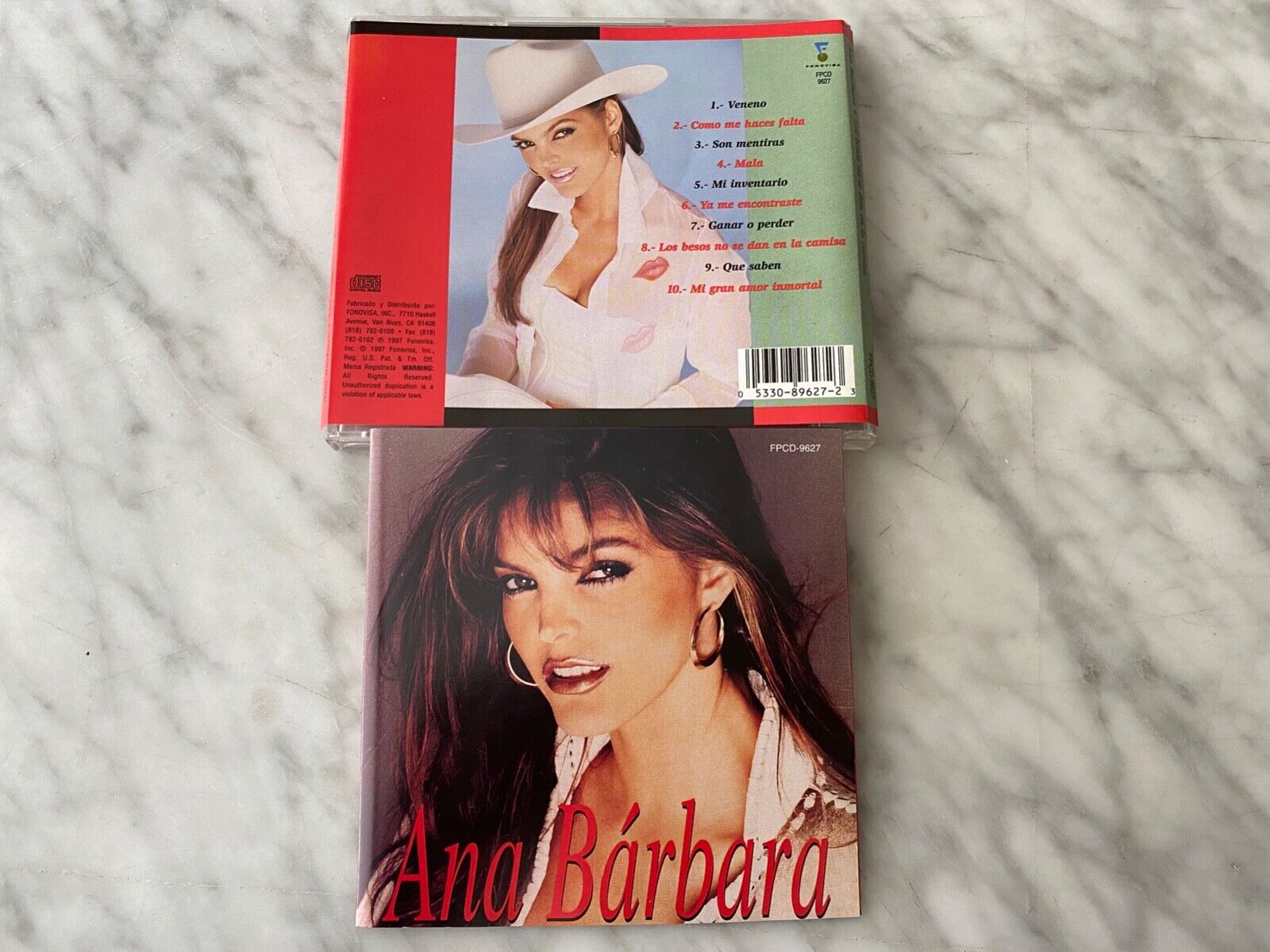 Ana Barbara - Los Besos No Se Dan En La Camisa CD FonoVisa