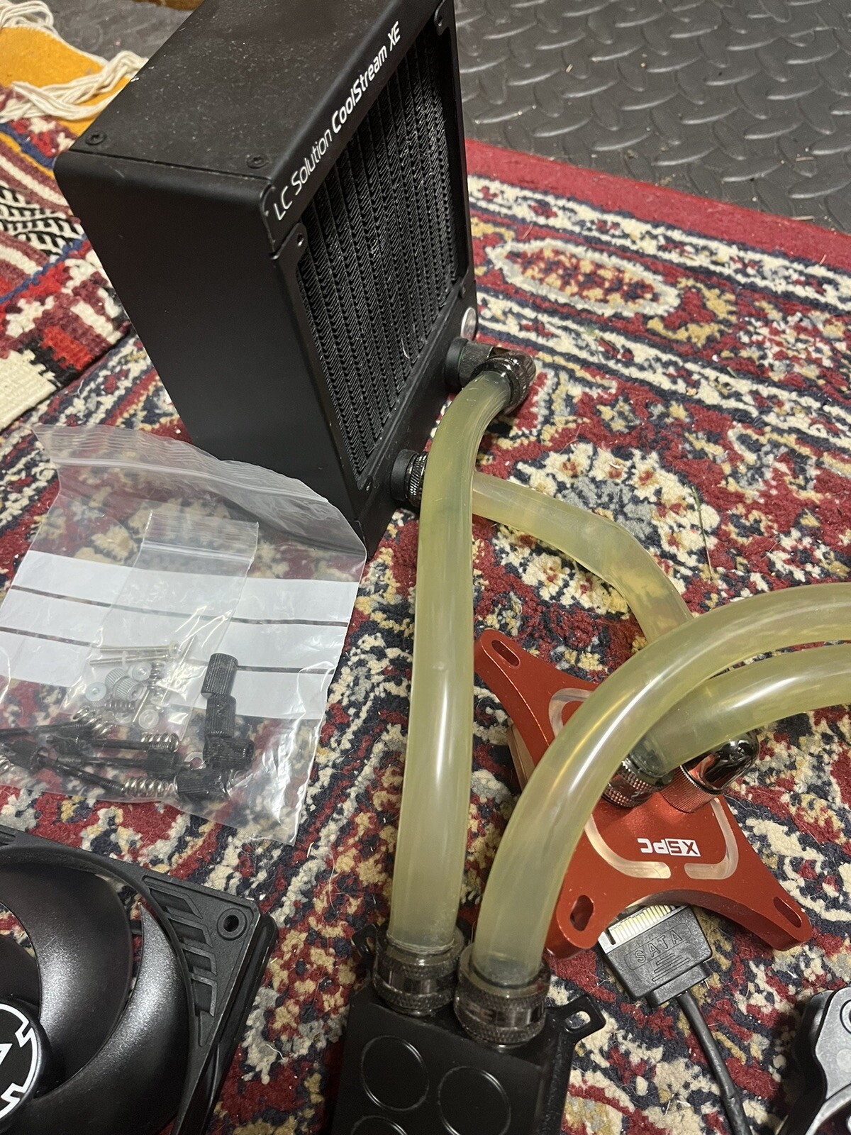 Pc Water Cooling Parts, EK/XSPC, radiators, pump/reservoir, fans, water