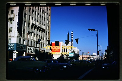 Kodachrome Slide of RKO Pantages Theater in Hollywood California in 1960 c17b
