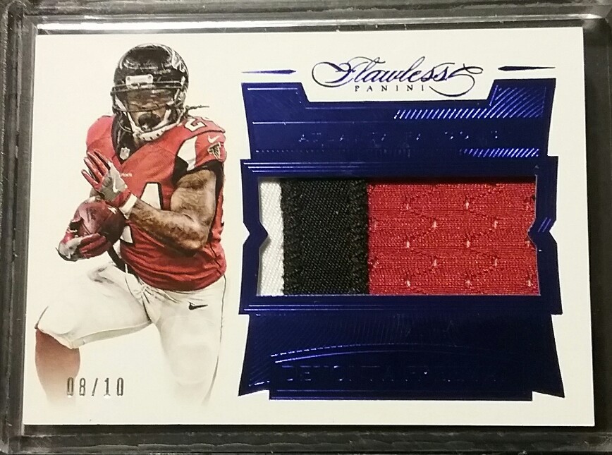 2016 Flawless DEVONTA FREEMAN Jumbo Patch Sapphire /10