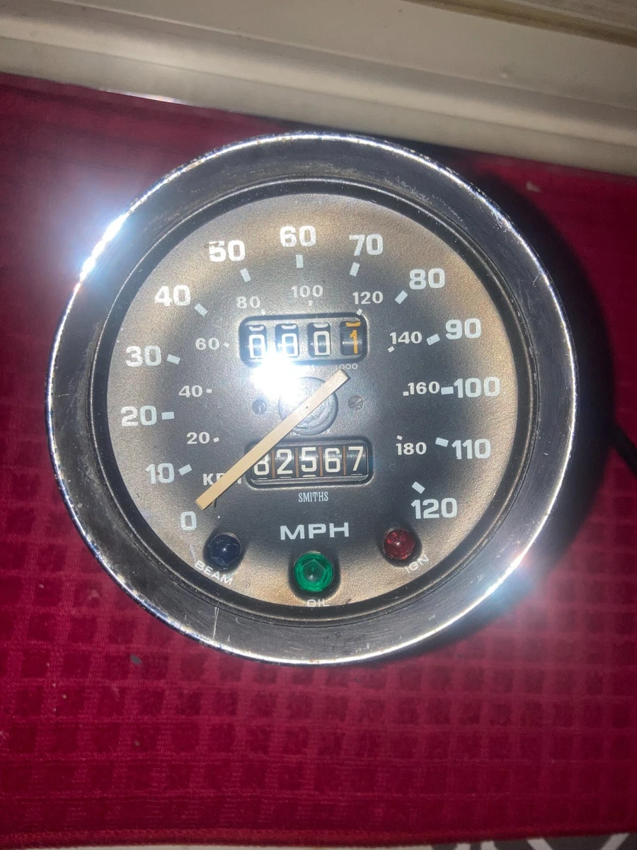 Placa Facial De Velocímetro Jaeger Original Para Triumph Spitfire & Vitesse (Ref: RN1319/00)