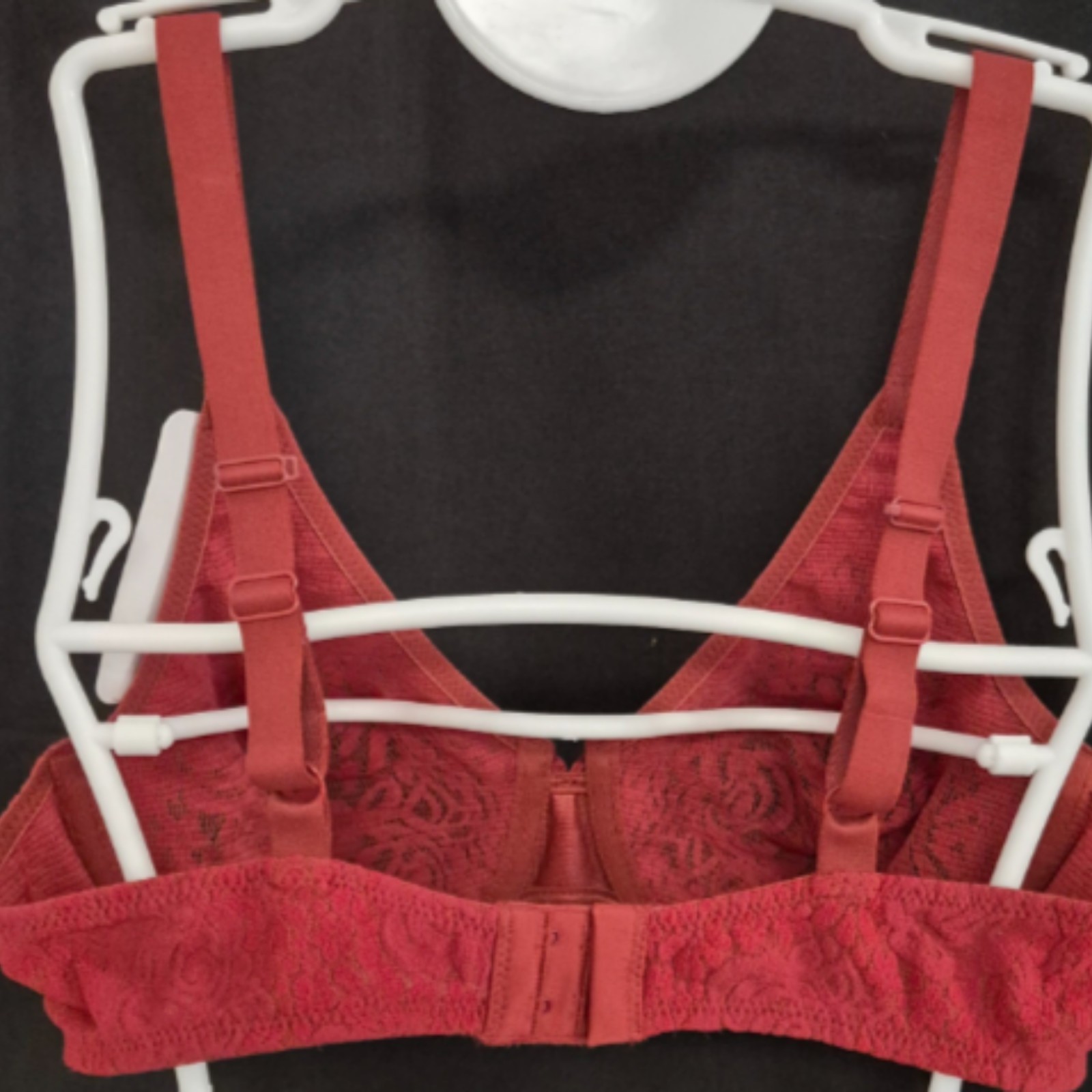 Wacoal 'Halolace' Bra 34C Rust Red NWT image 2