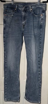 Levis 514 Jeans Mens 31x30 Blue Straight Leg Medium Wash Denim Pants