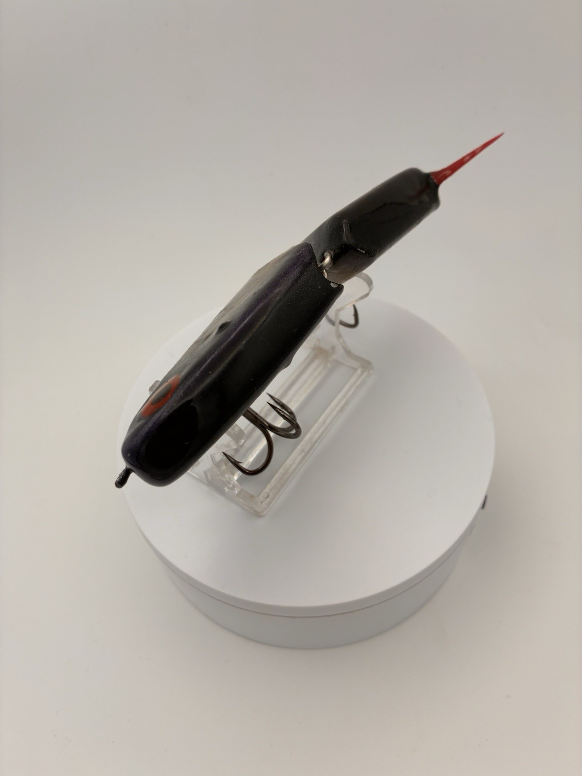 Glider Swimbait In Red Eye Shad Pattern, Slow Sinking Wide Glide, Handmade Wood - Image 7