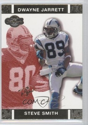 2007 Co-Signers Red Changing Faces Gold Steve Smith Dwayne Jarrett Rookie RC 9ap