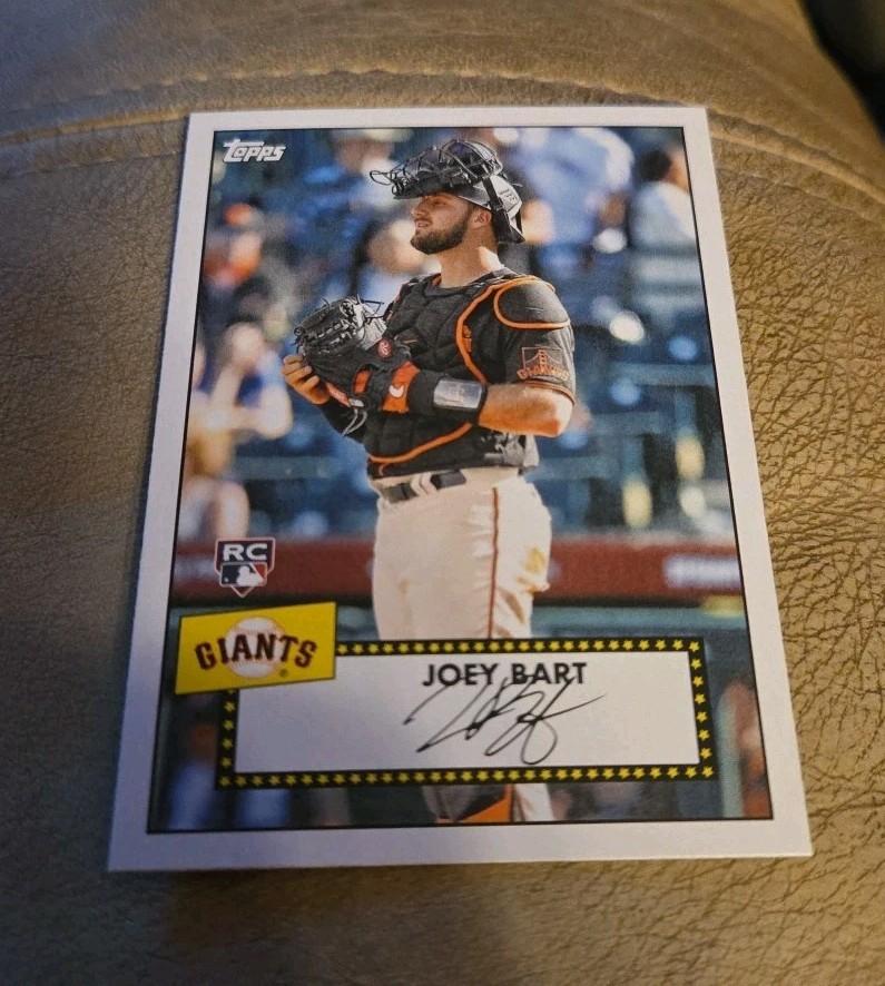2021 Topps 1952 Redux #T52-49 Joey Bart Rookie RC San Francisco Giants