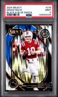 2024 Panini Select Drake Maye Black & Blue Shock Rookie #218 PSA 9 Mint