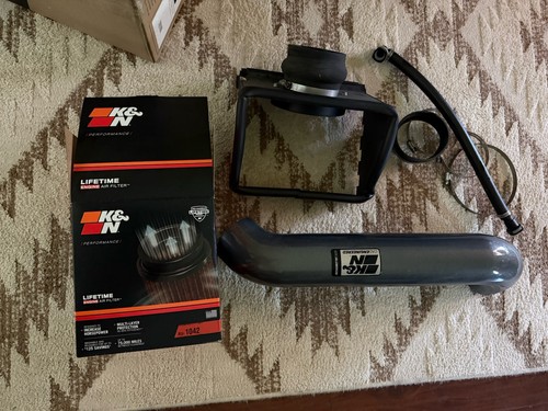 K & N COLD AIR INTAKE - HIGH-FLOW, ALUMINUM OILED FILTER 21-26 5.0 V8 FORD F-150