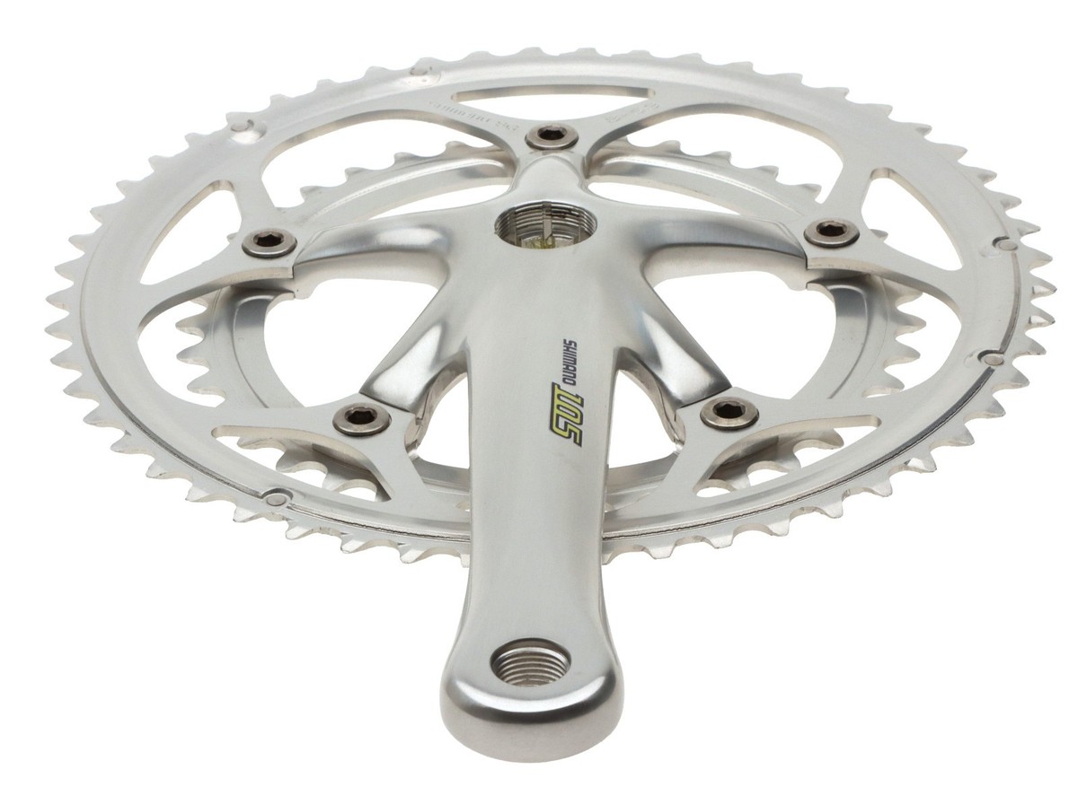 Shimano 105 FC-5500 Crankset 53/39 175mm 9SPD Silver Octalink NEW