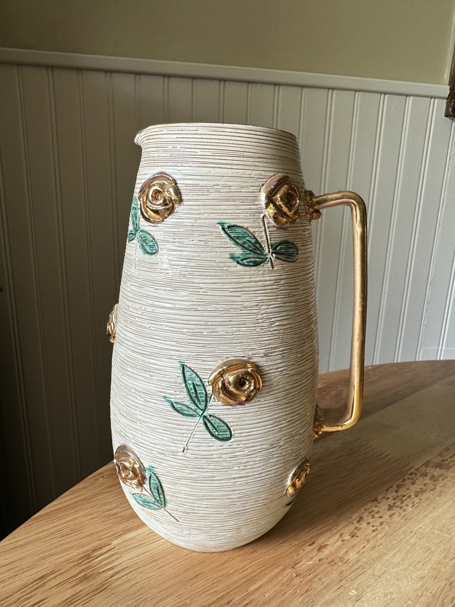Fratelli Fanciullacci Enesco Pitcher Vase Made In Italy VTG 1960s