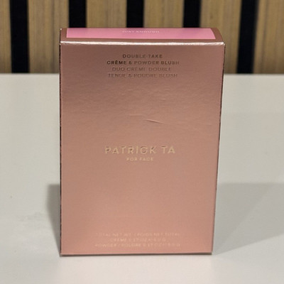 Patrick Ta Double-Take Cream & Powder Blush Duo, Cream/Powder, Just Enough