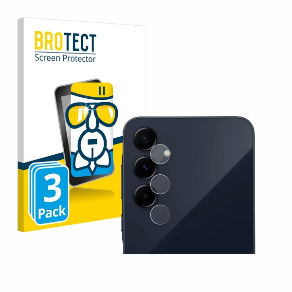3X Panzerfolie Schutzglas Samsung Galaxy A55 5G (Nur Kameraschutz) Displayschutz-image