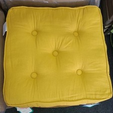 Senf Sitzerhöhung Kissen extra dick 8cm Sessel Sitzauflage Esszimmer Stuhlerhöhung Auflage