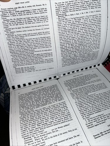 Loyola University Latin Instructional Packet Including Tests, Teachers edition - Picture 5 of 13