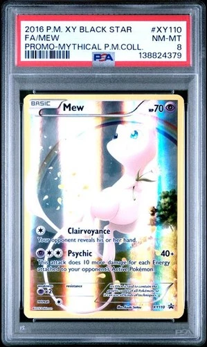 Mew EX Promo XY Promos XY110 PSA 8