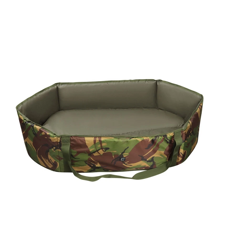 Carp Cradle Fishing Unhooking Mat Oval DPM Camo With Carry Bag - Carper Tackle - Image 2 of 4