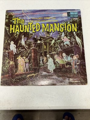 DISNEY S THE HAUNTED MANSION  Vinyl LP w/book Stereophonic 3947  Ghosts RARE