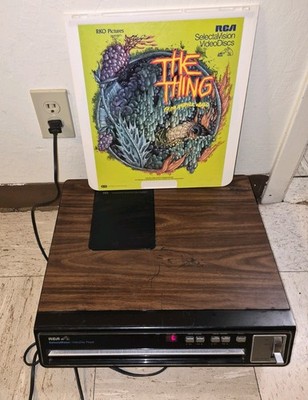 Vintage RCA Selectavision Video Disc Player Model SFT 100 W FOR PARTS NO WORKING