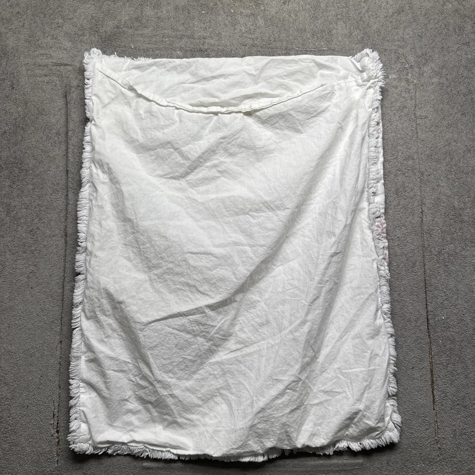 Juego de 2 fundas de almohada florales Shabby Chic estampado rosa con volantes Cottagecore Foto 4 de 4