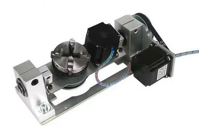 USA 4th 5th  Axis A B Rotary 4 Jaw Chuck 60mm Router CNC Engraving